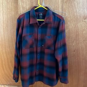 North Face flannel shirt